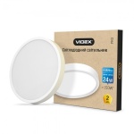 LED Світильник круглий накладний VIDEX 24W 5000K 220V (VL-DLRS-245) - Зображення 5
