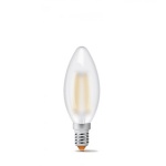LED лампа VIDEX Filament C37FMD 4W E14 4100K 220V диммерна (VL-C37FMD-04144)