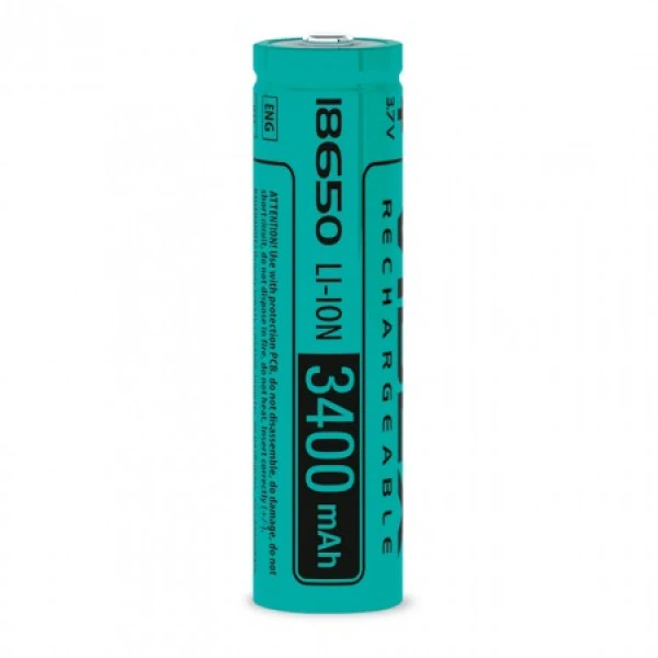 Акумулятор Videx Li-Ion 18650 (без захисту) 3400mAh bulk10/1pc (18650/3400/10/1B)