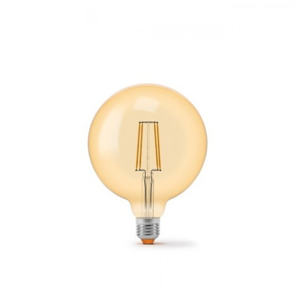 LED лампа VIDEX Filament G125FAD 7W E27 2200K 220V диммерна (VL-G125FAD-07272)