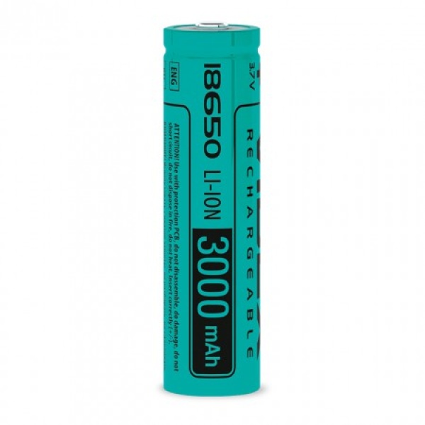 Акумулятор Videx Li-Ion 18650 (без захисту) 3000mAh bulk10/1pc (18650/3000/10/1B)