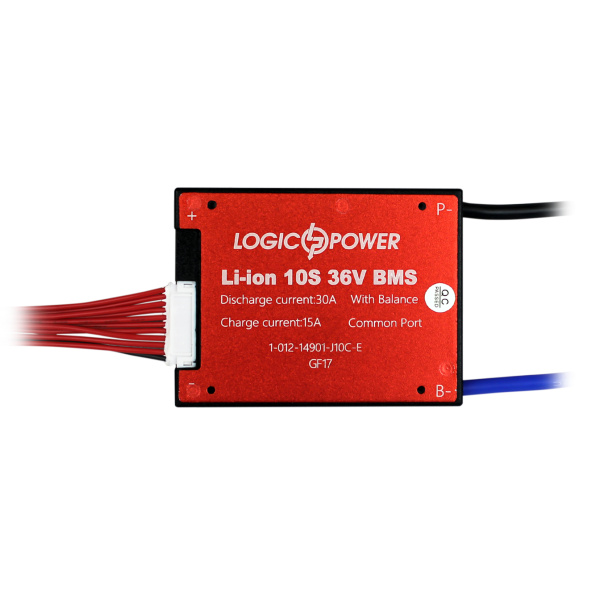 BMS плата LP Li-ion 36V 10S Dis 30A Ch 15A