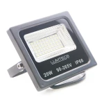 Світлодіодний прожектор LUMTECO YX-06 20w 6500К IP65 90-265V чорний (YX-06-20-6500)