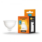 LED лампа VIDEX MR16e 6W GU5.3 3000K 220V 20шт/ящ (VL-MR16e-06533)