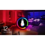 LED смарт лампа VIDEX A60RGBCW 12W E27 220V - Зображення 6