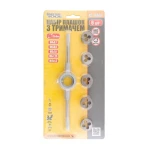 Набір плашок MASTERTOOL з тримачем 6 ел. (M4/M5/M6/M8/M10) 15-0406 - Зображення 2