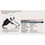 Гайковерт для автосервісу TOPTUL 1/2" 678N/m 8000 об/хв KAAA1650B - Зображення 2