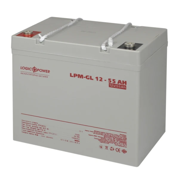 Акумулятор гелевый LPM-GL 12V - 55 Ah
