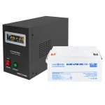 Комплект резервного живлення для котла LP (LogicPower) ДБЖ + мультигелева батарея (UPS B500VA + АКБ MG 900W)