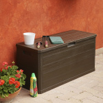 Скриня пластикова Woodys Lin 280 л коричнева Toomax - Зображення 2