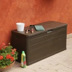 Скриня пластикова Woodys Lin 280 л коричнева Toomax - Зображення 2