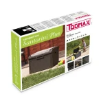 Скриня пластикова Santorini Plus 125 л антрацит з подушкою Toomax - Зображення 7