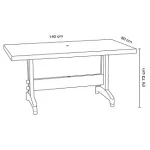 Стіл PAPATYA Престиж 80x140 білий - Зображення 2