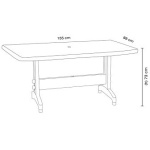 Стіл PAPATYA Престиж 88x155 білий - Зображення 2