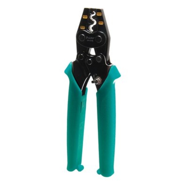 Кримпер для неізольованих гайкових клем та втулкових наконечників Pro'sKit CP-151B, 1.5 - 2.5 кв, мм, 4.0 - 6.0 кв, мм