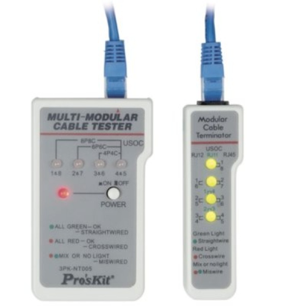 Тестер кабелю Pro'sKit 3PK-NT005N