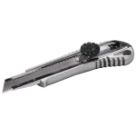 Ніж MASTERTOOL 18 мм металевий з направляючою замок 17-0198
