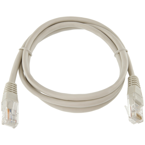 Патч-корд литий UTP RJ45 кат. 5Е 1 м (серый)