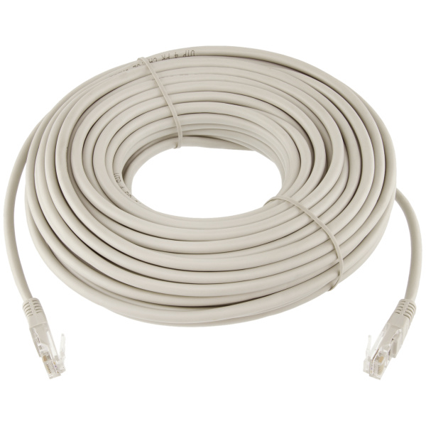 Патч-корд литий UTP RJ45 кат. 5Е 20 м (серый)