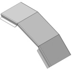 Кришка спуску 45 ° 300