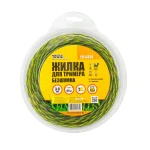Жилка для тримера безшумна MASTERTOOL SPIRAL SQUARE 3.00 мм 89 м (блістер) двоколірна 19-0414 - Зображення 2