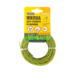 Жилка для тримера безшумна MASTERTOOL SPIRAL SQUARE 2.40 мм 15 м двоколірна 19-0424 - Зображення 2