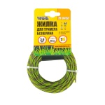 Жилка для тримера безшумна MASTERTOOL SPIRAL SQUARE 3.00 мм 15 м двоколірна 19-0430 - Зображення 2