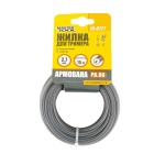 Жилка для тримера MASTERTOOL КОЛО АРМОВАНЕ 2.70 мм 15 м 19-0727 - Зображення 2