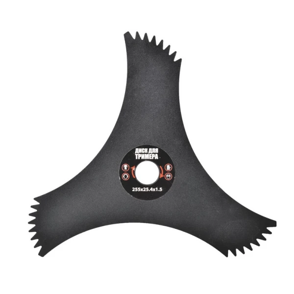 Диск для тримера MASTERTOOL 10" 3Тх25.4 мм із зубцями 19-1916