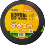 Жилка для тримера MASTERTOOL 2.40 мм 174 м 1 кг "квадрат" 19-2424 - Зображення 2