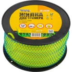 Жилка для тримера MASTERTOOL 3.00 мм 108 м 1 кг "квадрат" 19-2430