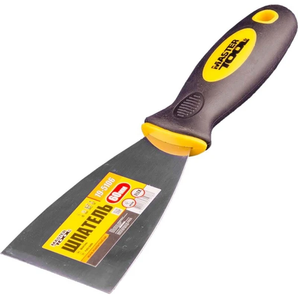 Шпатель MASTERTOOL FLEX 60 мм TPR ручка 19-5106