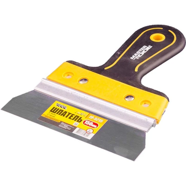 Шпатель MASTERTOOL AL-PROFI 150х35 мм TPR ручка 19-5215