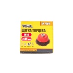 Щітка торцева MASTERTOOL з рифленої проволоки 85 мм М14 19-7208 - Зображення 2
