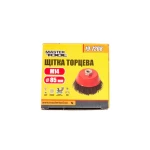 Щітка торцева MASTERTOOL з рифленої проволоки 85 мм М14 19-7208 - Зображення 2