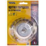 Щітка торцева MASTERTOOL із плетеної проволоки 100 мм зі стержнем 1/4" 19-7310 - Зображення 2