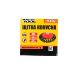 Щітка конусна MASTERTOOL із плетеної проволоки 125 мм М14 19-8012 - Зображення 2