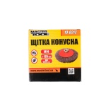Щітка конусна MASTERTOOL із рифленої проволоки 125 мм М14 19-8212 - Зображення 2