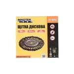 Щітка дискова MASTERTOOL із плетеної проволоки 150х22.2 мм 19-9015 - Зображення 2