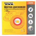 Щітка дискова MASTERTOOL з латуньованої рифленої проволоки 150х32 мм 19-9215 - Зображення 2