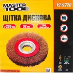 Щітка дискова MASTERTOOL з латуньованої рифленої проволоки 200х32 мм 19-9220 - Зображення 2