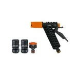 Claber Пістолет-розпилювач для мийки авто + 2 конетори 1/2" аквастп, адаптер конектора 1/2"-3/4"Н