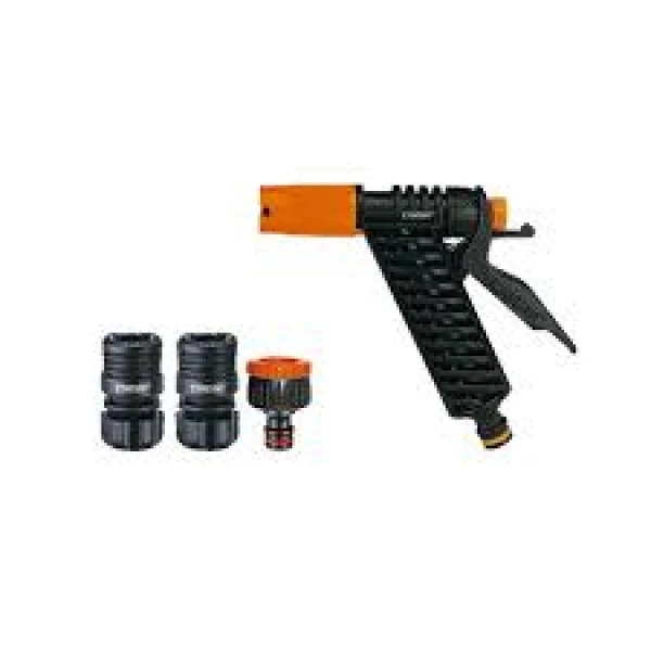 Claber Пістолет-розпилювач для мийки авто + 2 конетори 1/2" аквастп, адаптер конектора 1/2"-3/4"Н