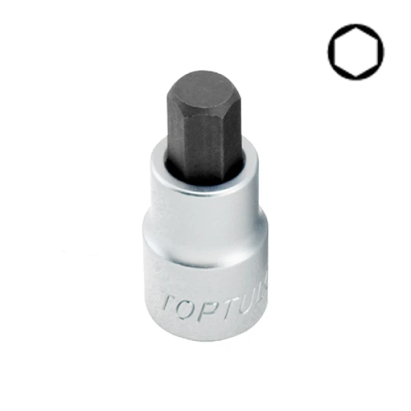 Головка з насадкою HEX TOPTUL 5мм 1/4" BCDA0805