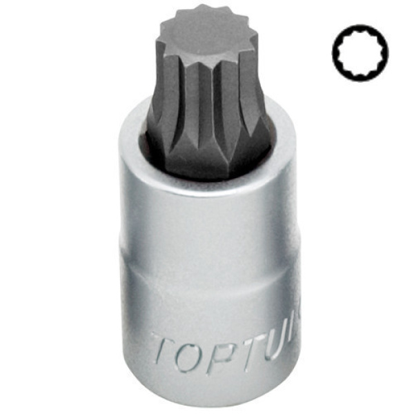 Головка торцева SPLINE TOPTUL M16 L55мм 1/2" BCHA1616