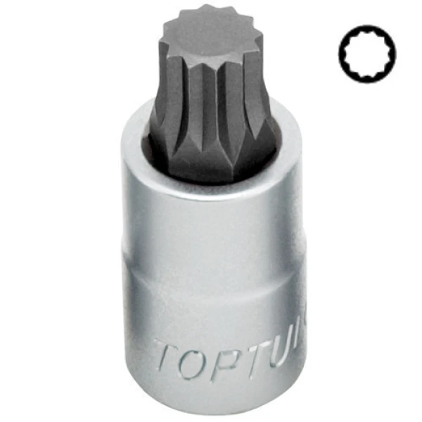 Головка торцева SPLINE TOPTUL M16 L55мм 1/2" BCHA1616