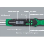 Моментний цифровий ключ TOPTUL 10-200Нм (двосторонньої дії) 1/2" DT-200I4 - Зображення 2