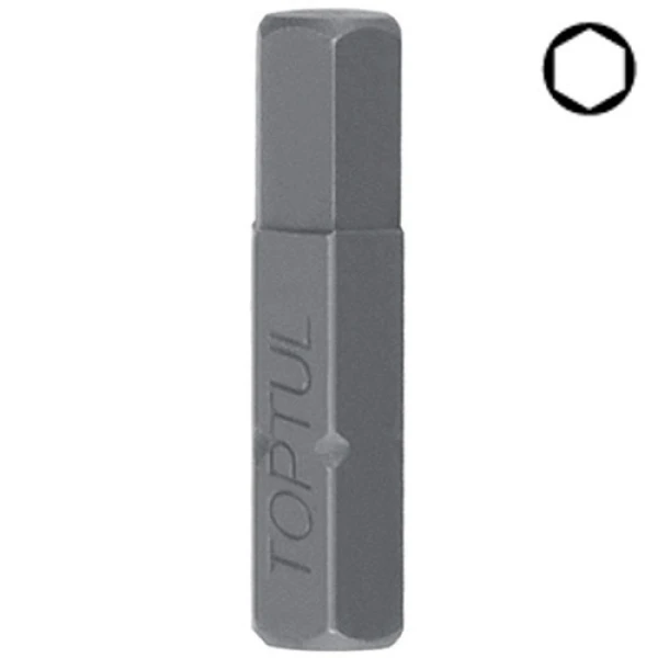 Насадка викруткова TOPTUL 1/4" 25мм HEX 4мм FSDA0804
