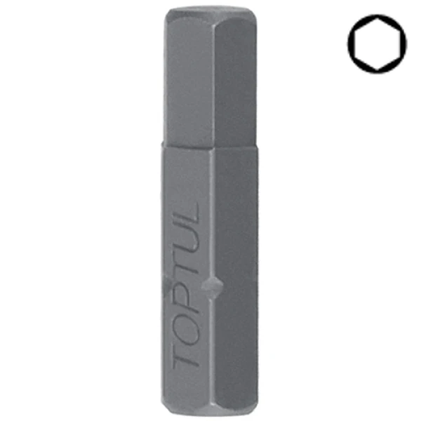 Насадка викруткова TOPTUL 1/4" 25мм HEX 5мм FSDA0805