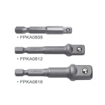 Набір перехідників під шуруповерт 1/4" 3од. TOPTUL (1/4", 3/8", 1/2") GAAR0301